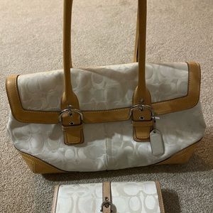 Authentic Coach bag & wallet